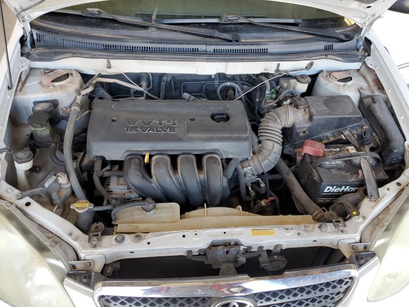 1NXBR32E35Z467319 - 2005 TOYOTA COROLLA CE WHITE photo 11