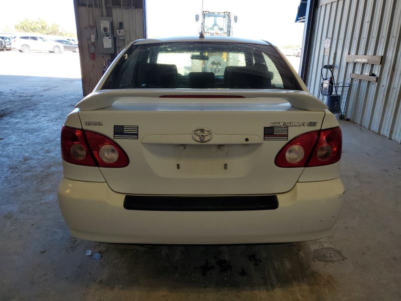 1NXBR32E35Z467319 - 2005 TOYOTA COROLLA CE WHITE photo 6