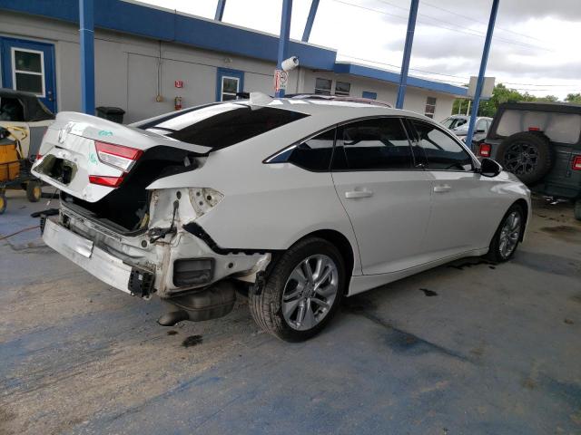 1HGCV1F14JA243747 - 2018 HONDA ACCORD LX WHITE photo 3