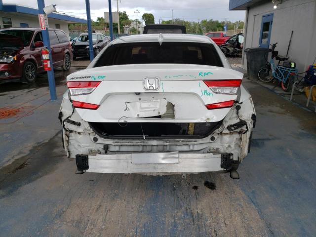 1HGCV1F14JA243747 - 2018 HONDA ACCORD LX WHITE photo 6