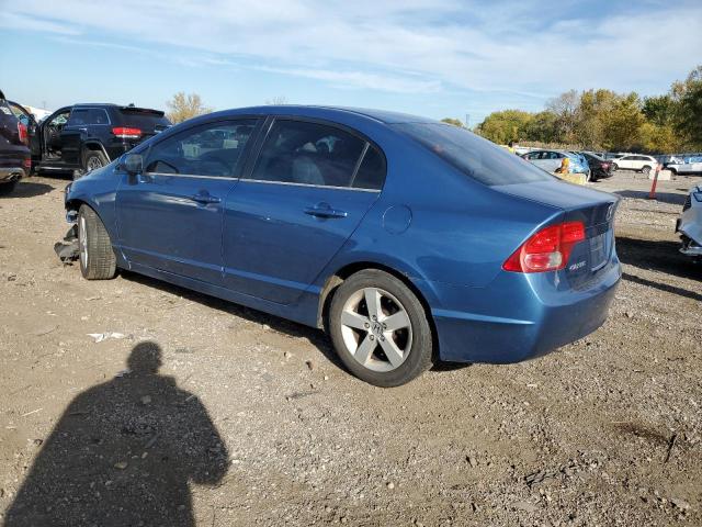 1HGFA16846L093544 - 2006 HONDA CIVIC EX BLUE photo 2