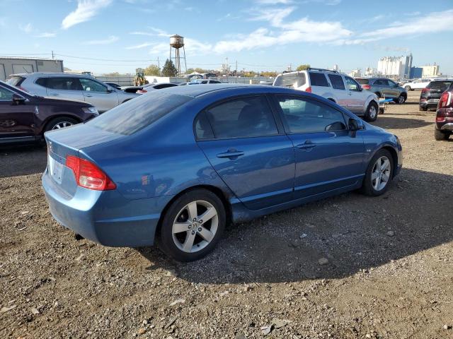 1HGFA16846L093544 - 2006 HONDA CIVIC EX BLUE photo 3