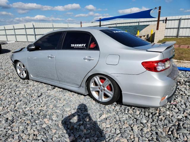 2T1BU4EE3DC102333 - 2013 TOYOTA COROLLA BASE SILVER photo 2