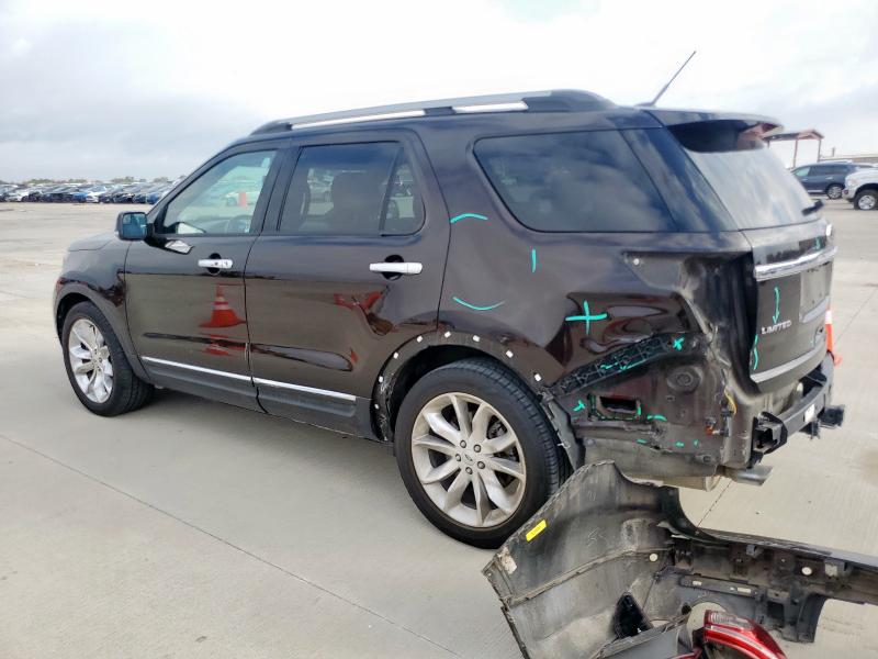 1FM5K7F89DGC79589 - 2013 FORD EXPLORER LIMITED BROWN photo 2