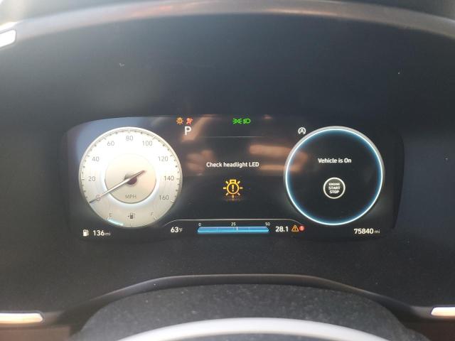 5NMS3DAJXMH327560 - 2021 HYUNDAI SANTA FE SEL GRAY photo 9