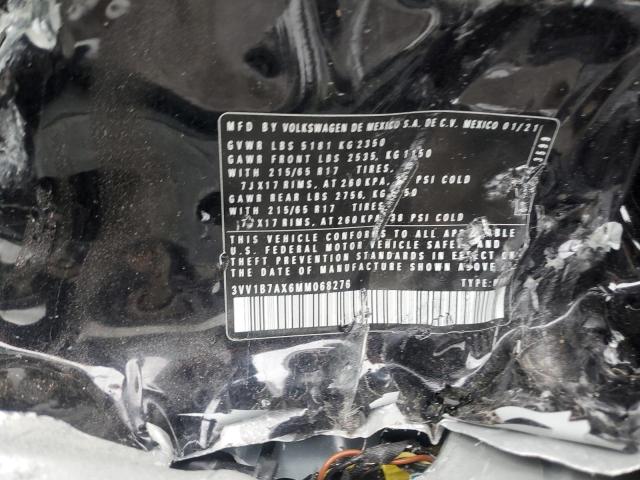 3VV1B7AX6MM068276 - 2021 VOLKSWAGEN TIGUAN S BLACK photo 14
