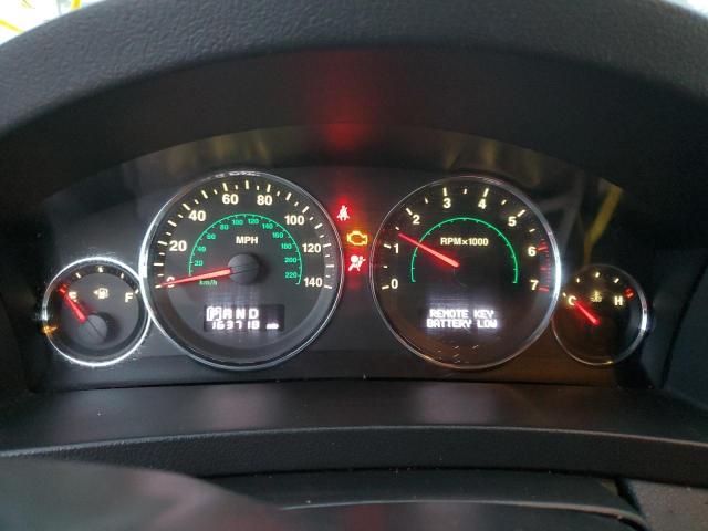 1J8GR48K58C156958 - 2008 JEEP GRAND CHER LAREDO BLACK photo 9