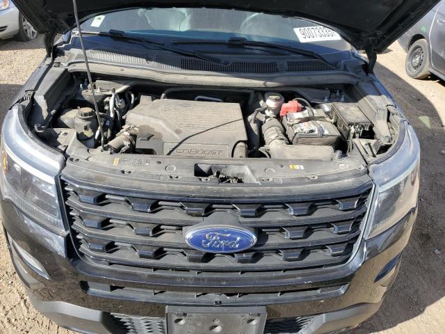 1FM5K8GTXHGD20150 - 2017 FORD EXPLORER SPORT BLACK photo 12