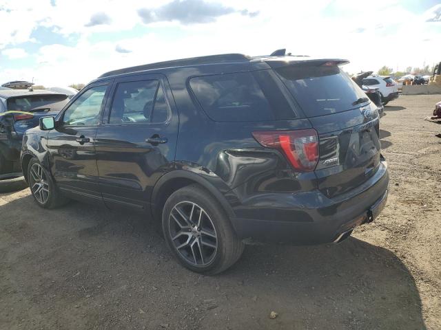 1FM5K8GTXHGD20150 - 2017 FORD EXPLORER SPORT BLACK photo 2