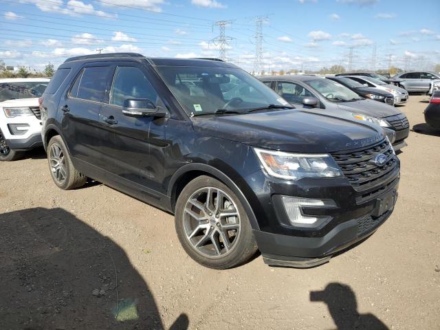1FM5K8GTXHGD20150 - 2017 FORD EXPLORER SPORT BLACK photo 4