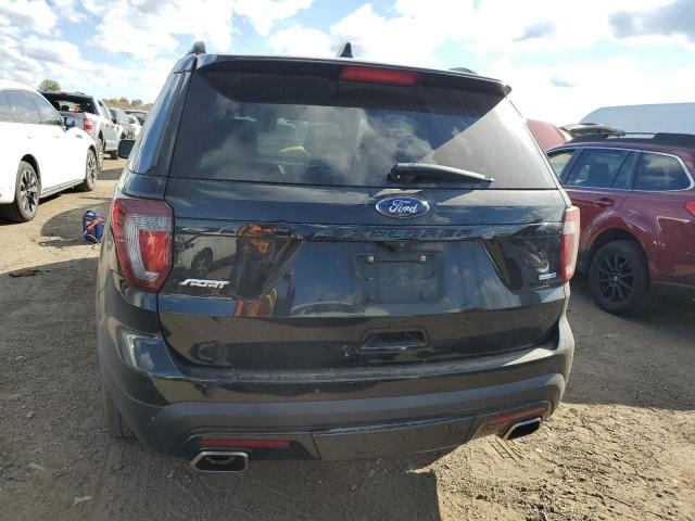 1FM5K8GTXHGD20150 - 2017 FORD EXPLORER SPORT BLACK photo 6