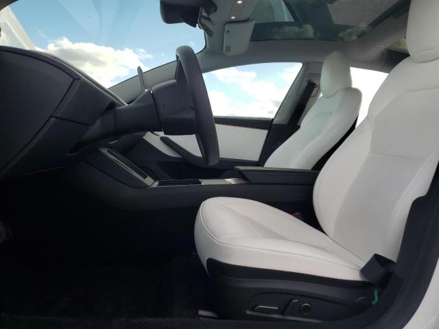 5YJ3E1EAXRF801913 - 2024 TESLA MODEL 3 Білий фото 7