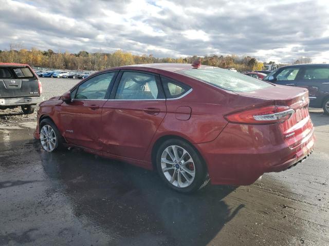 3FA6P0LU7KR205036 - 2019 FORD FUSION SE BURGUNDY photo 2