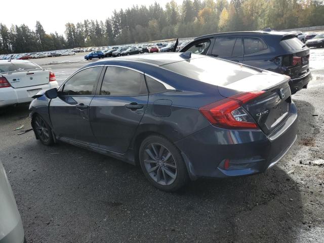 JHMFC1F31KX000364 - 2019 HONDA CIVIC EX BLUE photo 2