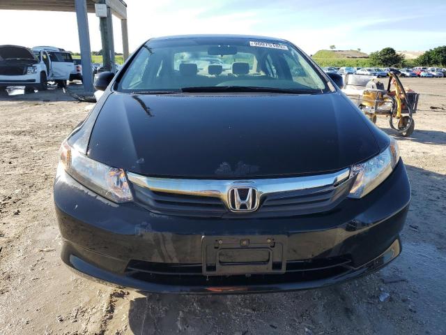 19XFB2F50CE314715 - 2012 HONDA CIVIC LX BLACK photo 5