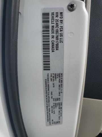 2C4RC1BG7NR179004 - 2022 CHRYSLER PACIFICA TOURING L WHITE photo 14