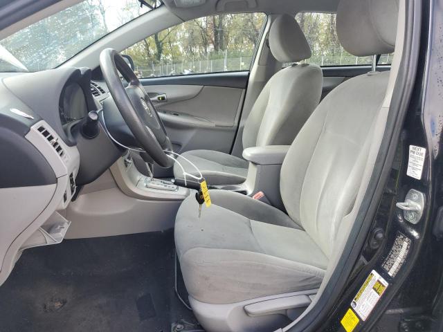 2T1BU4EE7CC828159 - 2012 TOYOTA COROLLA BASE BLACK photo 7