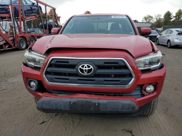 5TFAX5GN0GX058786 - 2016 TOYOTA TACOMA DOUBLE CAB RED photo 5