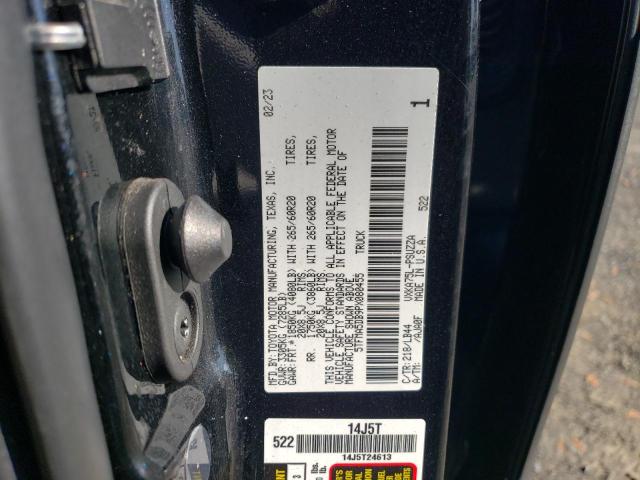 5TFMA5DB9PX080455 - 2023 TOYOTA TUNDRA CREWMAX PLATINUM Schwarz Foto 12