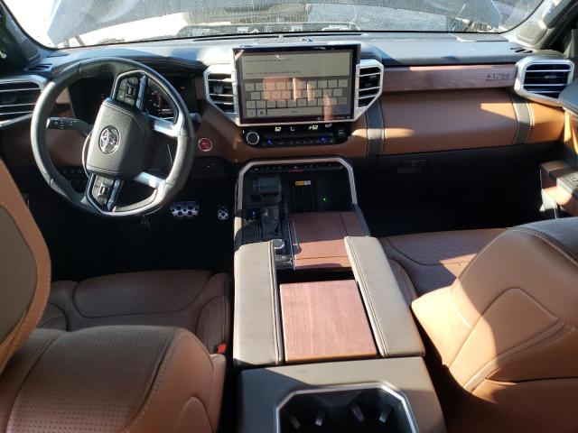 5TFMA5DB9PX080455 - 2023 TOYOTA TUNDRA CREWMAX PLATINUM Schwarz Foto 8