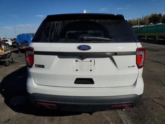 1FM5K8AR2HGA13410 - 2017 FORD EXPLORER POLICE INTERCEPTOR Biały zdjęcie 6