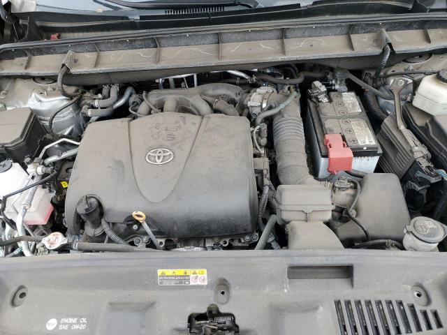 5TDBZRBH1MS152006 - 2021 TOYOTA HIGHLANDER L SILVER photo 11