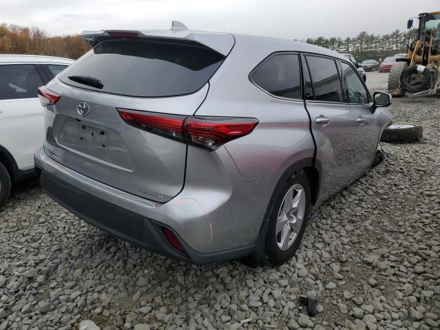 5TDBZRBH1MS152006 - 2021 TOYOTA HIGHLANDER L SILVER photo 3