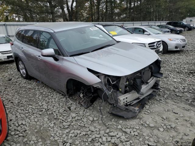 5TDBZRBH1MS152006 - 2021 TOYOTA HIGHLANDER L SILVER photo 4