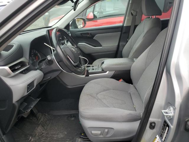 5TDBZRBH1MS152006 - 2021 TOYOTA HIGHLANDER L SILVER photo 7