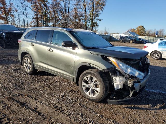 5TDJKRFH0FS219210 - 2015 TOYOTA HIGHLANDER XLE მწვანე ფოტო 4