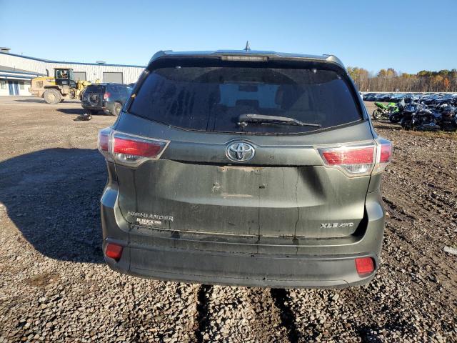 5TDJKRFH0FS219210 - 2015 TOYOTA HIGHLANDER XLE მწვანე ფოტო 6