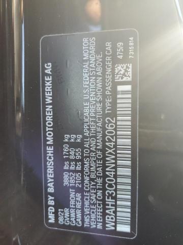 WBAHF3C04NWX42062 - 2022 BMW Z4 SDRIVE30I BLACK photo 12