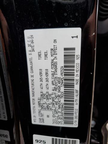 3TYLB5JNXRT020463 - 2024 TOYOTA TACOMA DOUBLE CAB 黑色 照片 12