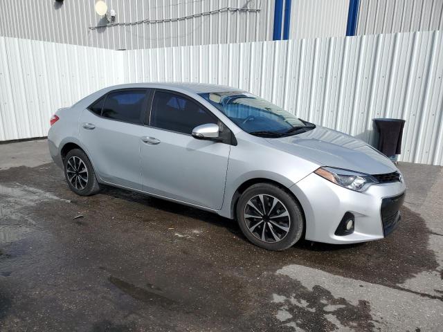 2T1BURHE4FC302892 - 2015 TOYOTA COROLLA L SILVER photo 4