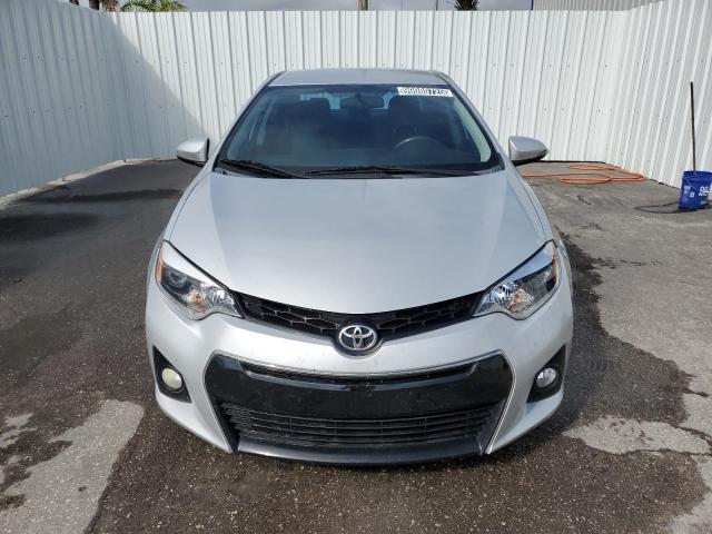 2T1BURHE4FC302892 - 2015 TOYOTA COROLLA L SILVER photo 5