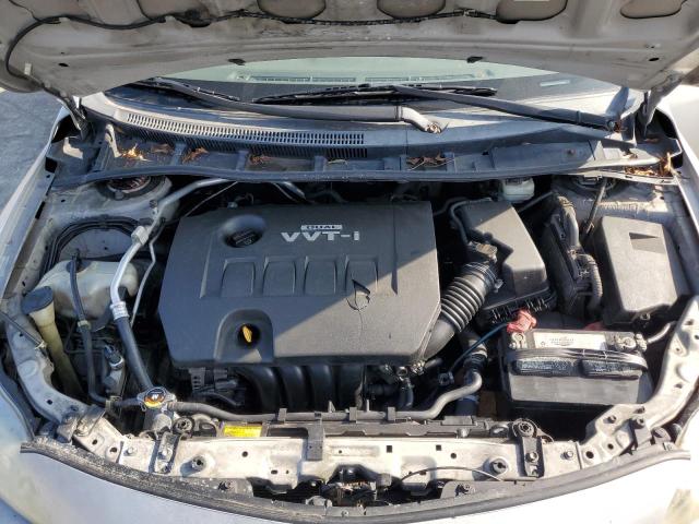 1NXBU40E09Z074116 - 2009 TOYOTA COROLLA BASE SILVER photo 11