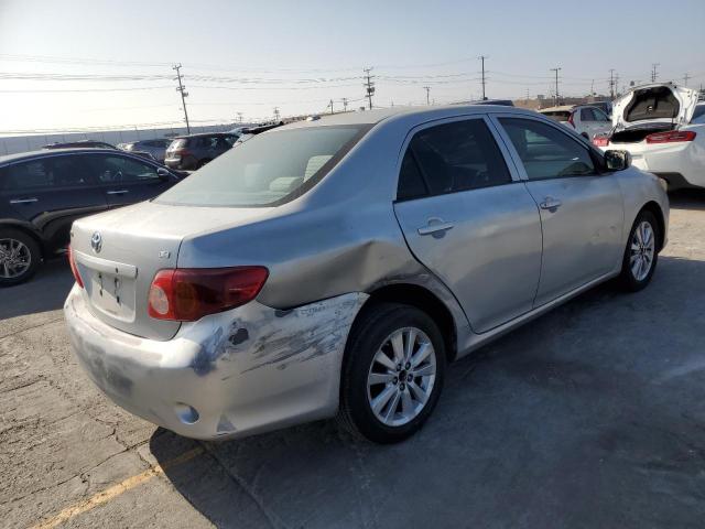 1NXBU40E09Z074116 - 2009 TOYOTA COROLLA BASE SILVER photo 3