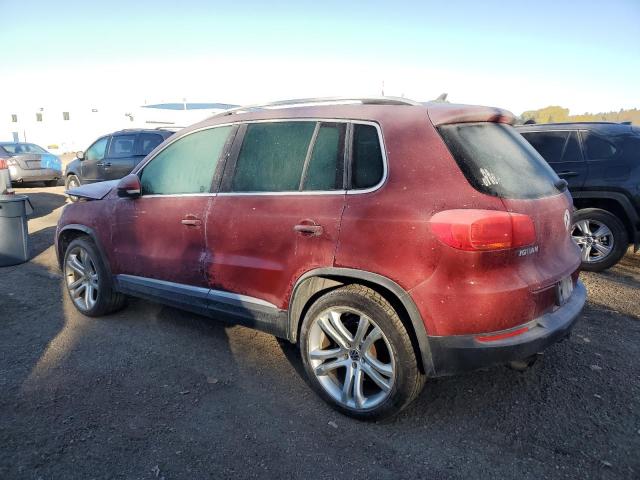 WVGBV7AX9CW006181 - 2012 VOLKSWAGEN TIGUAN S RED photo 2