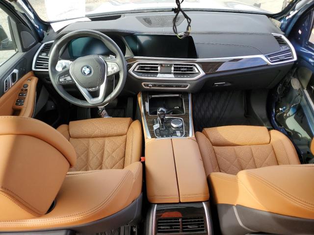 5UXTA6C08P9P86580 - 2023 BMW X5 XDRIVE45E BLUE photo 8