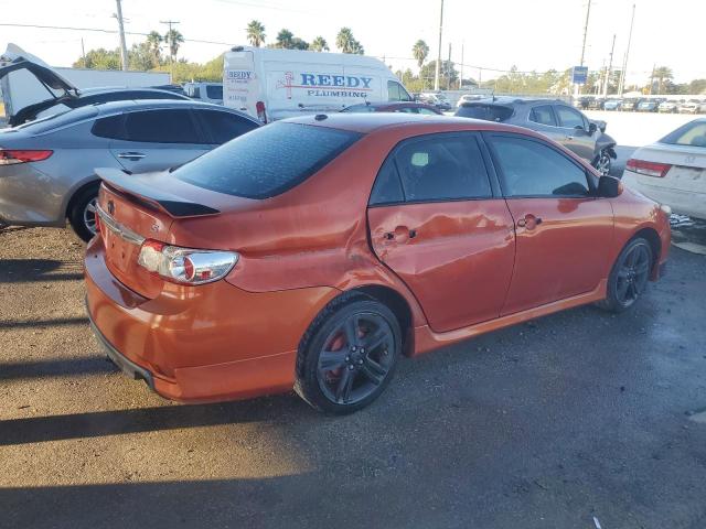 2T1BU4EE1DC095723 - 2013 TOYOTA COROLLA BASE 橙色 照片 3
