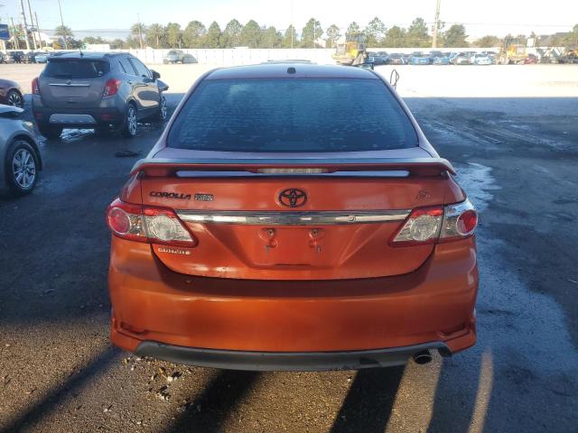 2T1BU4EE1DC095723 - 2013 TOYOTA COROLLA BASE 橙色 照片 6