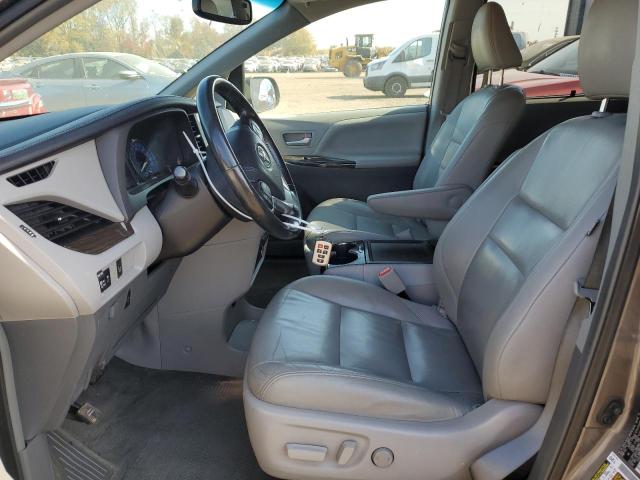 5TDYK3DC1FS590945 - 2015 TOYOTA SIENNA XLE GRAY photo 7