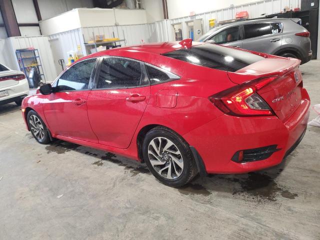 2HGFC2F72JH595272 - 2018 HONDA CIVIC EX RED photo 2
