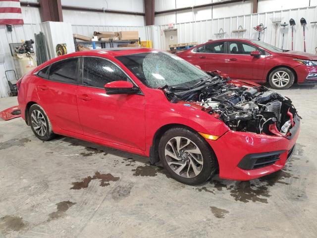 2HGFC2F72JH595272 - 2018 HONDA CIVIC EX RED photo 4