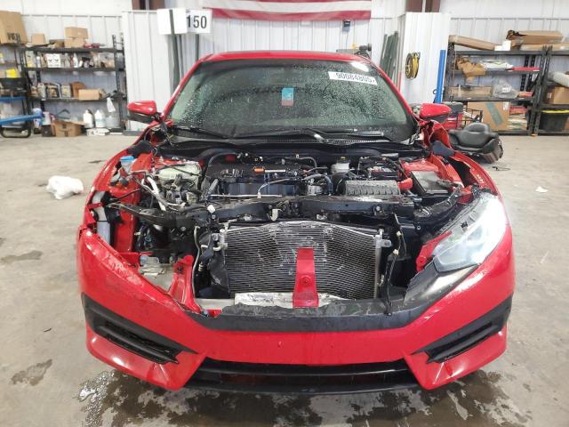 2HGFC2F72JH595272 - 2018 HONDA CIVIC EX RED photo 5