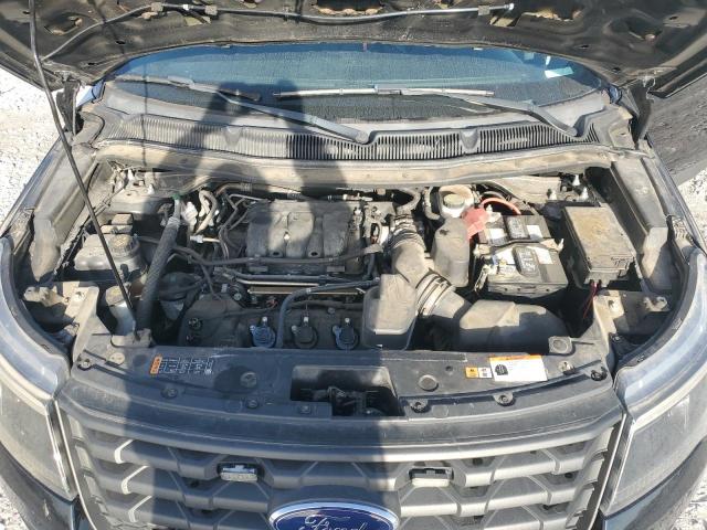 1FM5K8AR1JGC76560 - 2018 FORD EXPLORER POLICE INTERCEPTOR BLACK photo 11