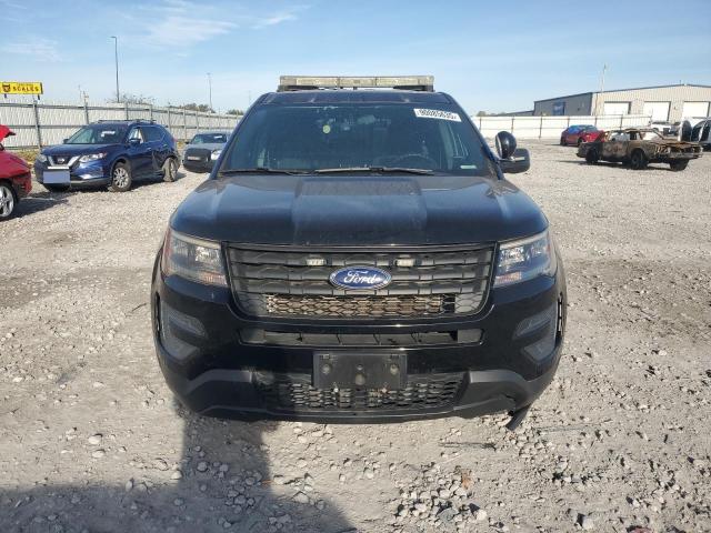 1FM5K8AR1JGC76560 - 2018 FORD EXPLORER POLICE INTERCEPTOR BLACK photo 5