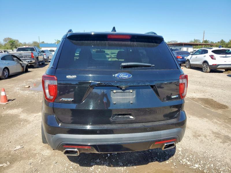 1FM5K8GT8HGB78459 - 2017 FORD EXPLORER SPORT BLACK photo 6