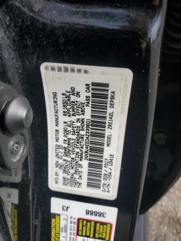 1NXBU4EE0AZ339601 - 2010 TOYOTA COROLLA BASE Siyah fotoğraf 12