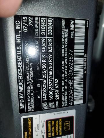 4JGDA5HB0GA623877 - 2016 MERCEDES-BENZ GLE 350 4MATIC GRAY photo 13